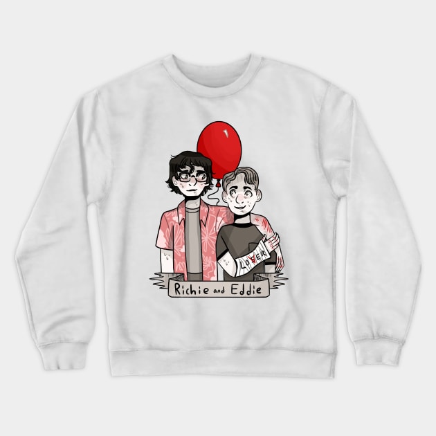 Richie and Eddie from It Crewneck Sweatshirt by misnamedplants